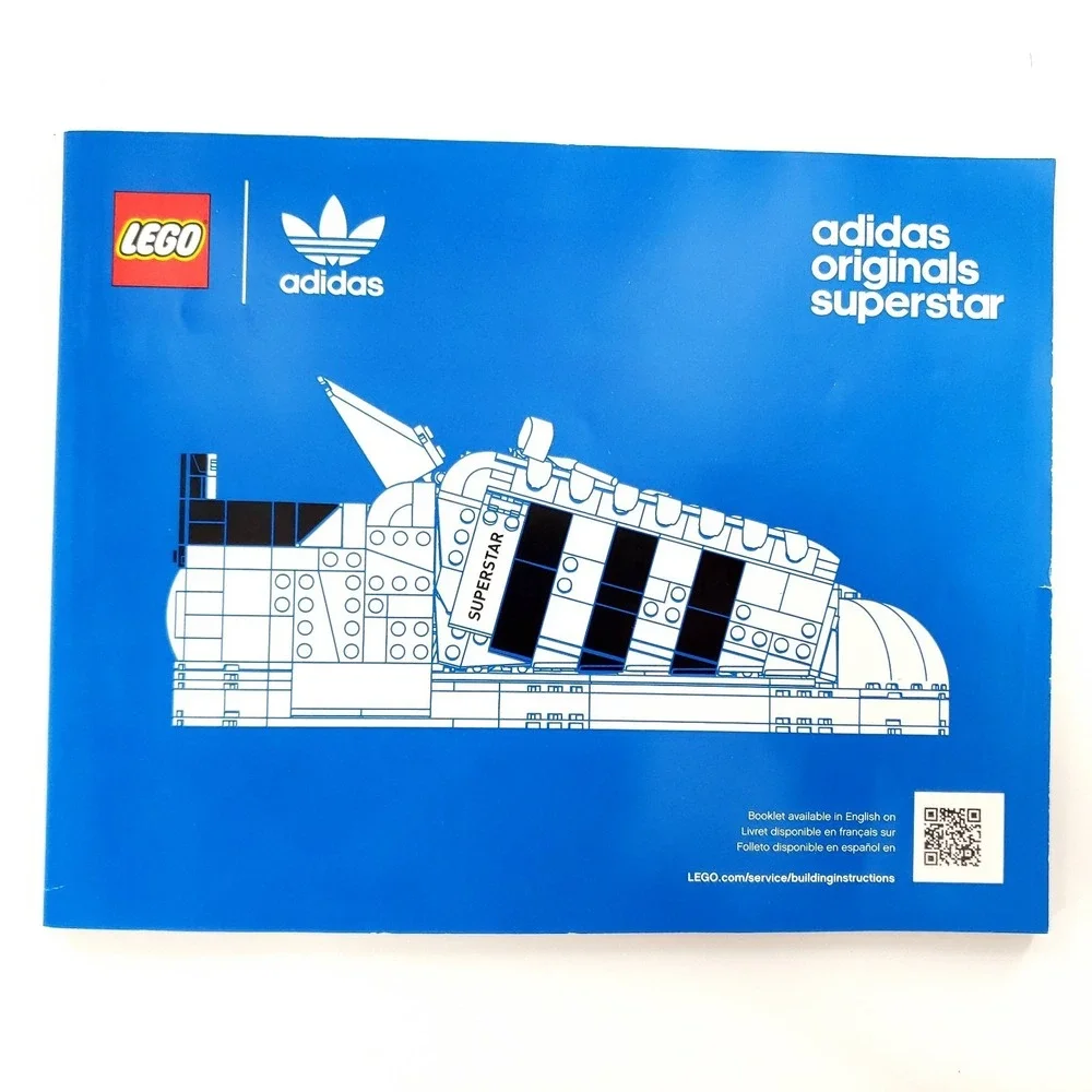 LEGO Icons: adidas Originals Superstar (10282) Complete w/ Instructions No Box